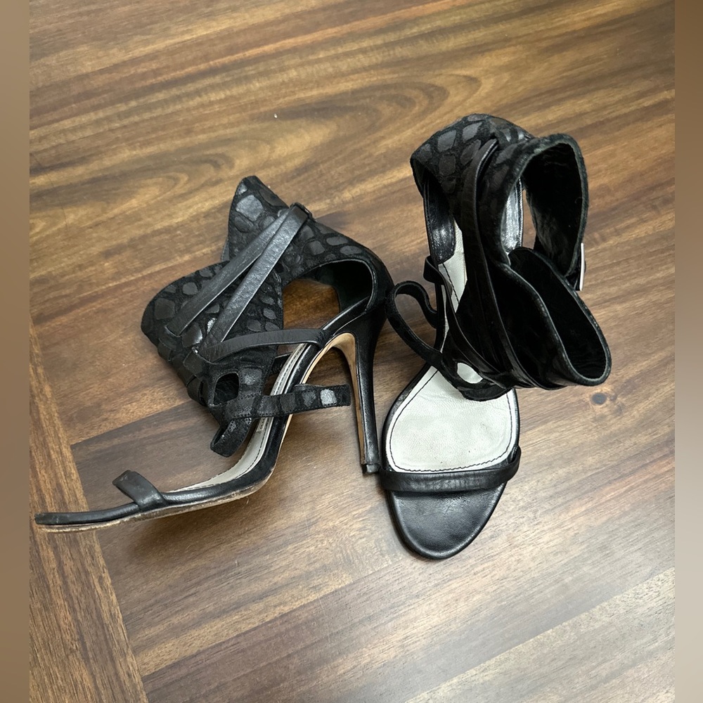 Camilla Skovgaard black heels size 38.5 leather